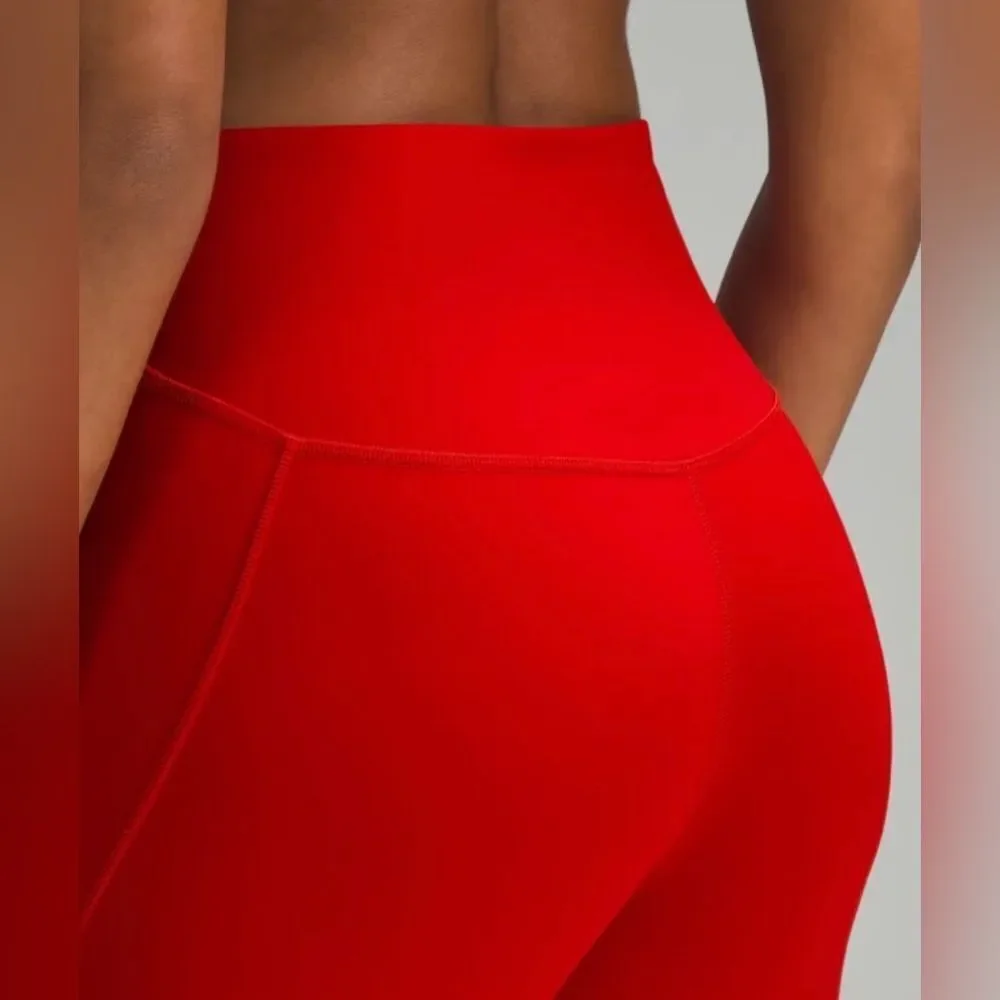 NWOT Lululemon Women’s Plus Base Pace High Rise  Red 25” Leggings - Size 20